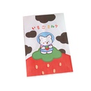 cute simple paper storage bag cartoon strawberry bear mini paper bagpicture9