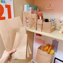 Milk tea shop food paper cowhide disposable oilproof storage bagpicture9