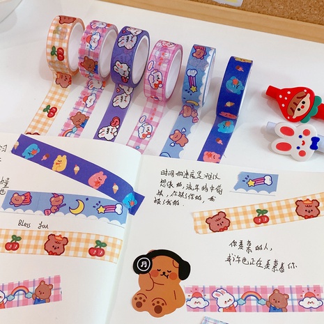 Papel de cinta rasgable para decoración de cuenta de mano DIY estilo ins japonés's discount tags