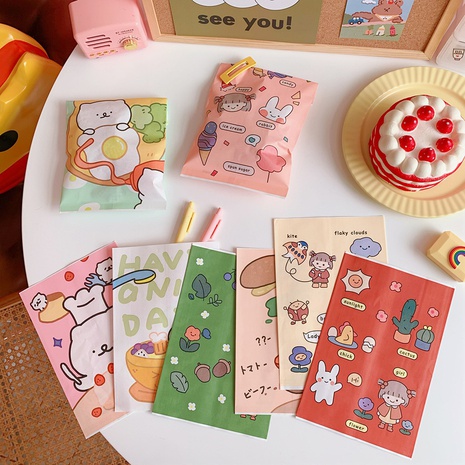 cute simple paper storage bag cartoon cloud bear mini paper bag  NHTIW600550's discount tags