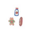 cute fruit little bear sticker mobile phone decoration material sticker transparent decorationpicture10