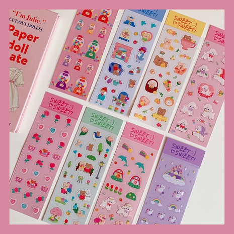 cute sheep stickers cartoon stickers DIY mobile phone decoration stickers diary stickers's discount tags