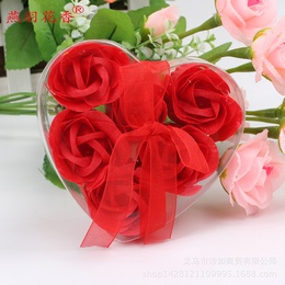 wholesale 6 roses soap flower gift box creative Valentines Day giftpicture10