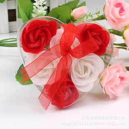 wholesale 6 roses soap flower gift box creative Valentines Day giftpicture11