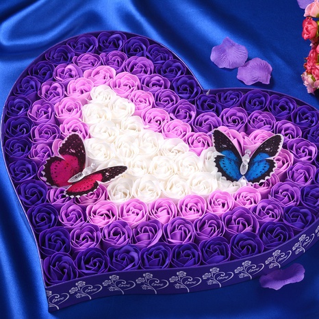 Commerce de gros Papillon Lanterne Rose Savon Fleur Coffret Cadeau Créatif Saint Valentin Cadeau's discount tags