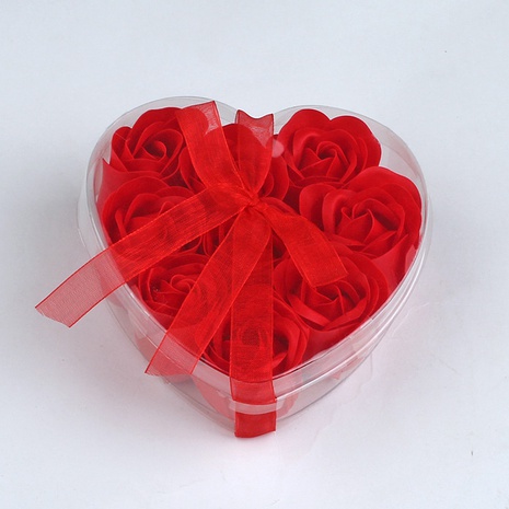 Creative small gifts 9 heart-shaped soap flowers wedding event supplies's discount tags