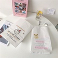 cartoon cute bear color printing gift bag bread bag white packaging bagpicture10