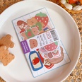 cute fruit little bear sticker mobile phone decoration material sticker transparent decorationpicture14