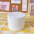 Mini desktop trash can clamshell household small storage bucketpicture12