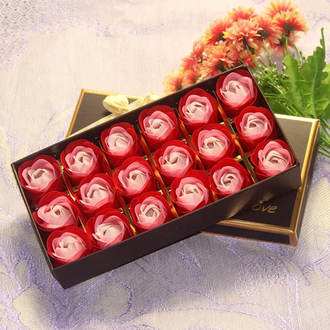 18 Rosen Seifenblumen Geschenkbox Valentinstagsgeschenk kreatives Festivalgeschenk's discount tags