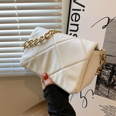 fashion rhombus chain bag women's autumn and winter 2022 rhombus embossed bag