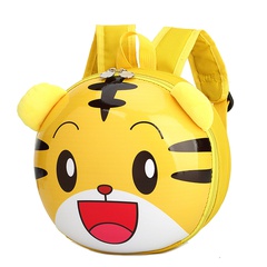 Bolsa de silicona, nueva mochila de dibujos animados para jardín de infantes, mochila escolar con estampado de tigre pequeño a la moda