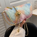 fashion new trendy oneshoulder bag Lingge embroidery thread messenger dumpling bagpicture10