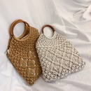 Nuevo bolso de playa tejido con cuerda de algodn nuevo a la modapicture8