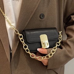 new fashion mini hollow chain shoulder messenger lock handbag
