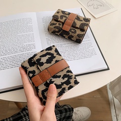 Ladies wallet short new fashion leopard print coin purse