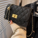 2022 new trendy golden ball splicing rhombus chain messenger small square bagpicture9