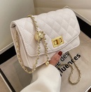 2022 new trendy golden ball splicing rhombus chain messenger small square bagpicture10