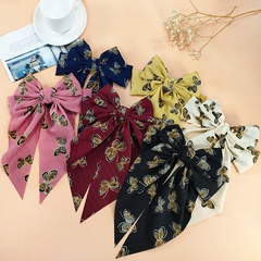 Korea bow fabric chiffon hairpin new hairpin wholesale