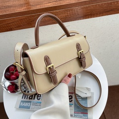new fashion texture women's bag casual double lock messenger small square bag
