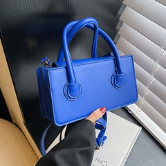 Klein bleu sac à main femme automne et hiver rétro messenger petit sac carré