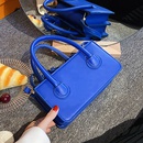 Klein blue handbag womens autumn and winter retro messenger small square bagpicture9