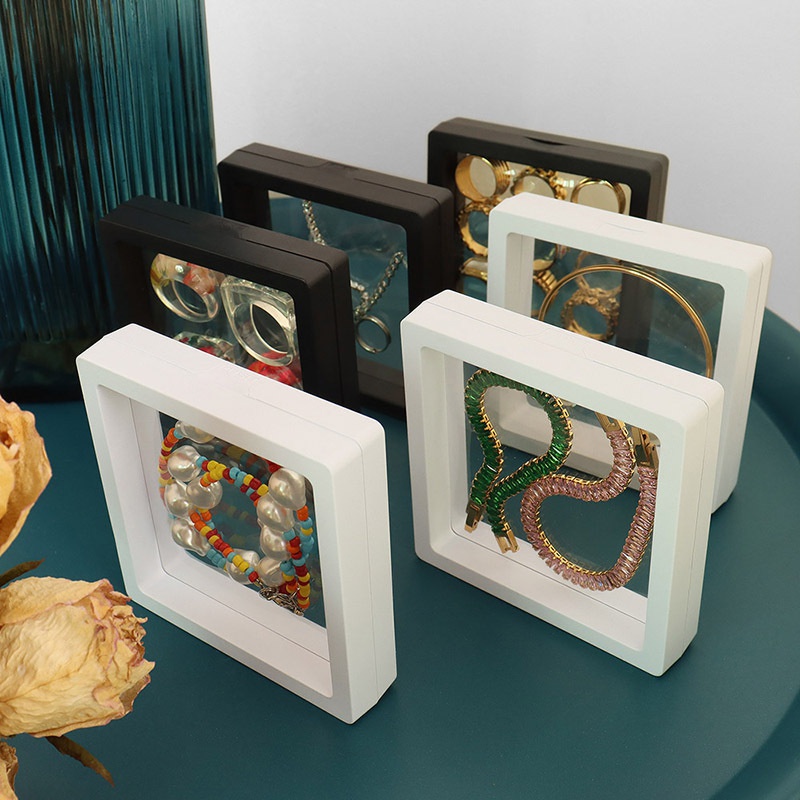 Caja de pelcula de material transparente anillo de exhibicin bolsa de pulsera caja de regalo de decoracin al por mayor