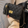 2022 new trendy golden ball splicing rhombus chain messenger small square bagpicture12
