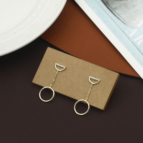 Light luxury niche classic all-match simple earrings NHIK620403's discount tags