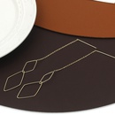 Simple Classic Geometric copper long tassel Earringspicture4