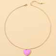 Luxury niche drop glaze love lightning necklace sweet heartshaped pendantpicture11