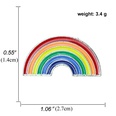 Broche en alliage de bannire colore de dessin anim gay Rainbow Pride en forme de coeurpicture28