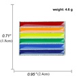 Broche en alliage de bannire colore de dessin anim gay Rainbow Pride en forme de coeurpicture30
