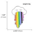Broche en alliage de bannire colore de dessin anim gay Rainbow Pride en forme de coeurpicture32