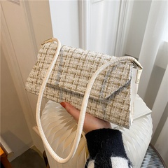 women's 2022 new trendy spring fashion Korean chain one-shoulder woolen messenger bag