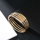 Fashion geometric bracelet lines alloy bracelet hollow multilayer braceletpicture9