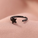 European and American stainless steel fivepointed star nose ring  NHDB602456picture7