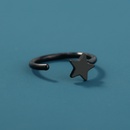 European and American stainless steel fivepointed star nose ring  NHDB602456picture9