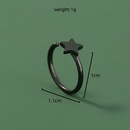 European and American stainless steel fivepointed star nose ring  NHDB602456picture10