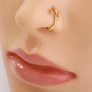 European and American personality copper inlaid zircon cherry fruit nose ring  NHDB602458picture7