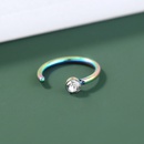 European and American creative jewelry Cshaped stainless steel rhinestone nose ring  NHDB602454picture6