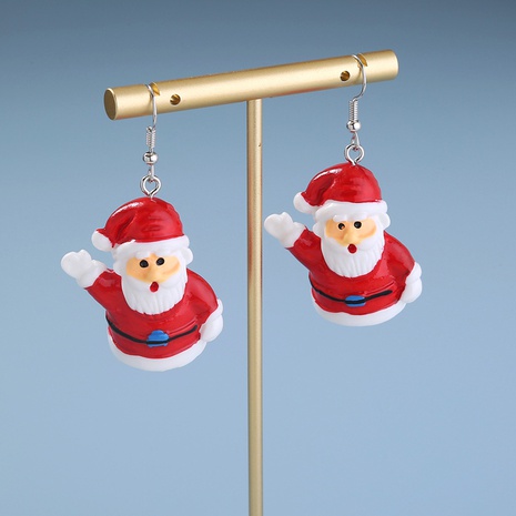 Santa Claus earrings female Christmas earrings accessories's discount tags