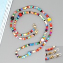 Bohemian natural glass beads chain glasses hanging stacking braceletpicture8