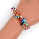 Bohemian natural glass beads chain glasses hanging stacking braceletpicture10