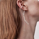 Tassel ear clips womens long chain ear bone clips personality fashion ear clippicture6