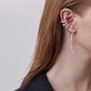 Tassel ear clips womens long chain ear bone clips personality fashion ear clippicture8