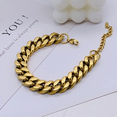 couple chain hip-hop personality exaggerated fashion temperament metal thick chain hand accessories