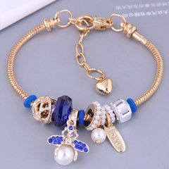 European and American fashion simple bee pendant alloy bracelet