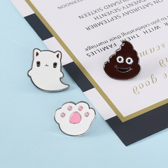 cute accessories pin cute pet cat paw print brooch collar pin