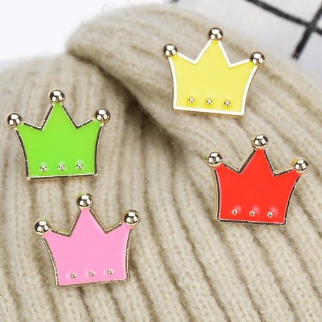 crown queen fashion drip oil brooch brooch zinc alloy brooch's discount tags